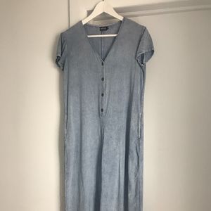 AS NEW NATURA Denim-look Cropped Jumpsuit